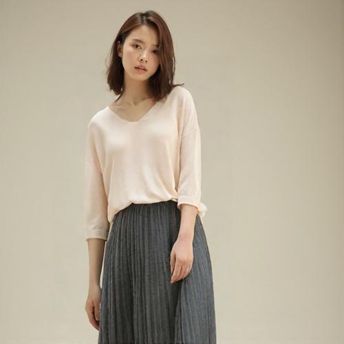 마리끌레르 브이넥니트