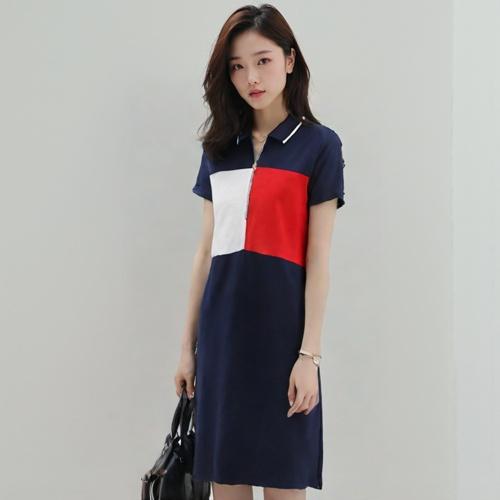 타미힐피거 미디원피스