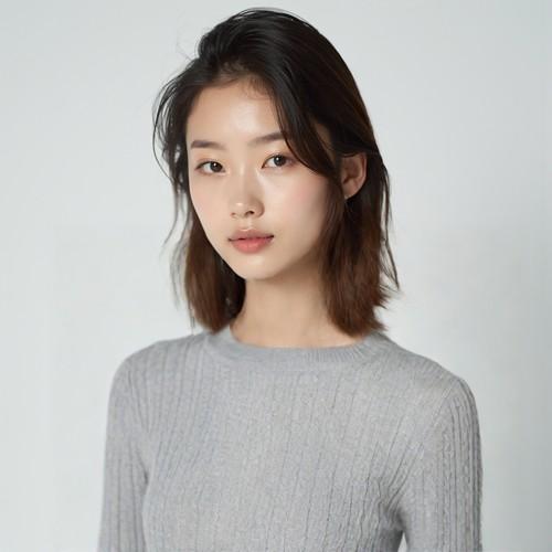 유니클로 라운드니트