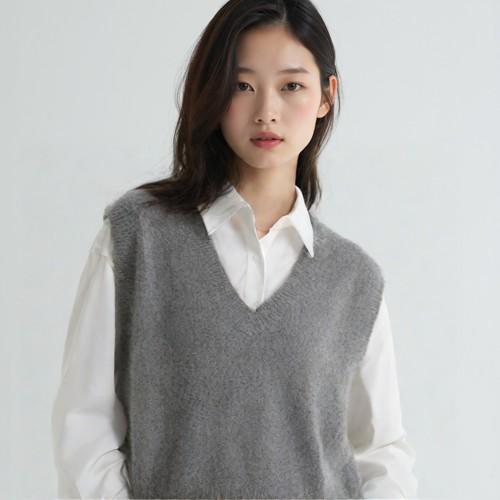 유라고 니트조끼