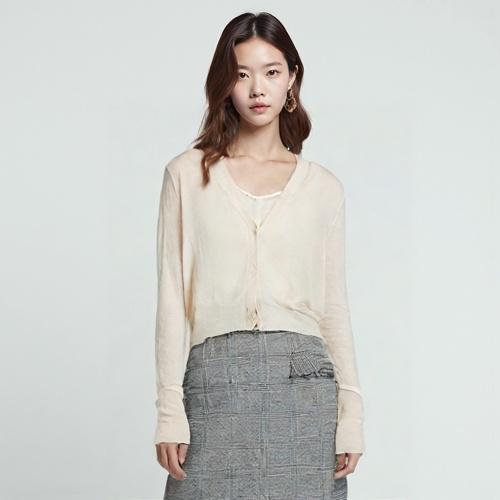 시에 브이넥카디건