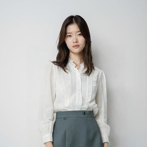 블랭크공삼 블라우스