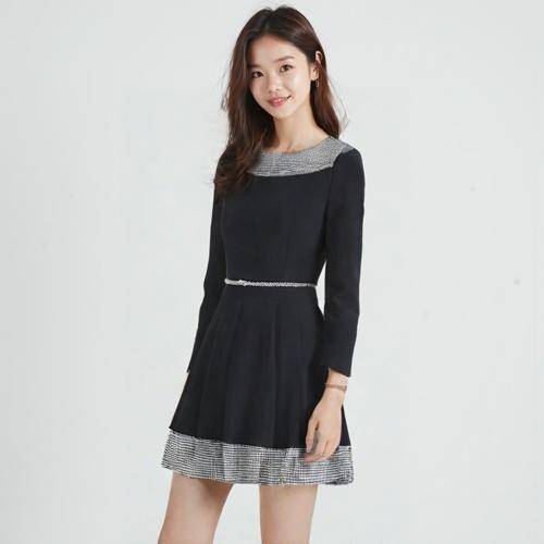 라인 미니원피스