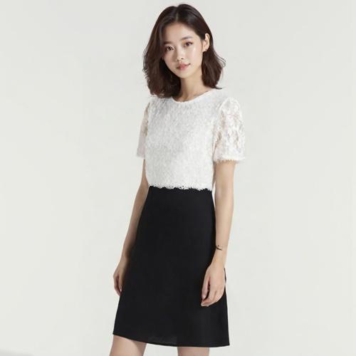 라인 미니원피스