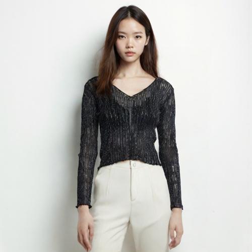 플라스틱 아일랜드 숄카디건