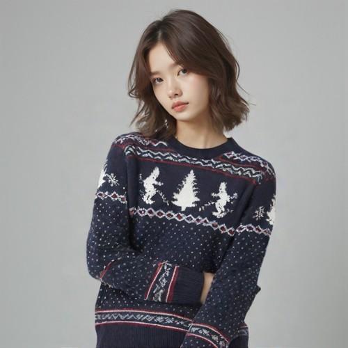클럽 모나코 라운드니트
