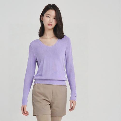 주크 브이넥니트