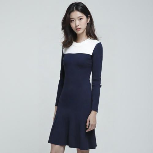 타미힐피거 미디원피스