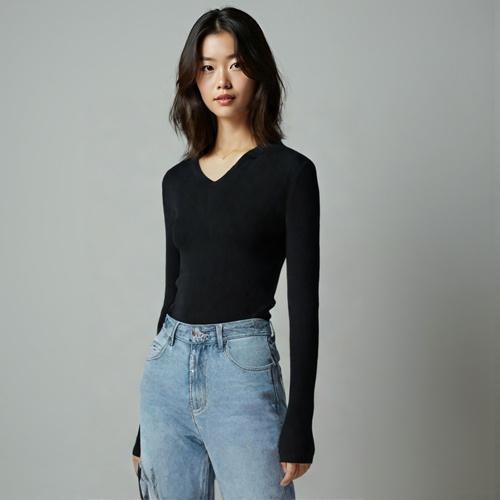 나인 긴팔티셔츠