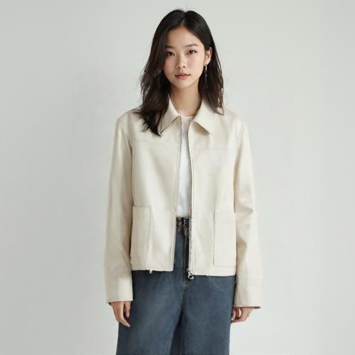 프론트로우 가죽재킷