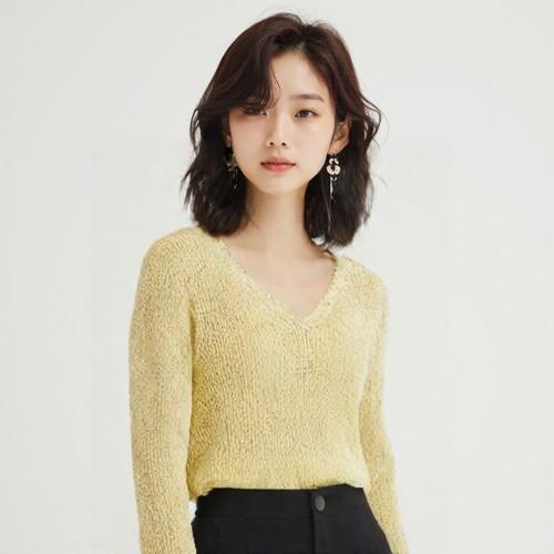 시슬리 브이넥니트