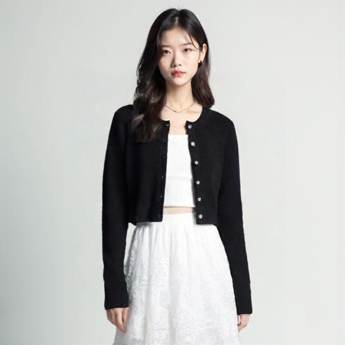 디케이엔와이 라운드카디건