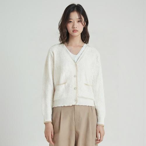 더아이잗 브이넥카디건