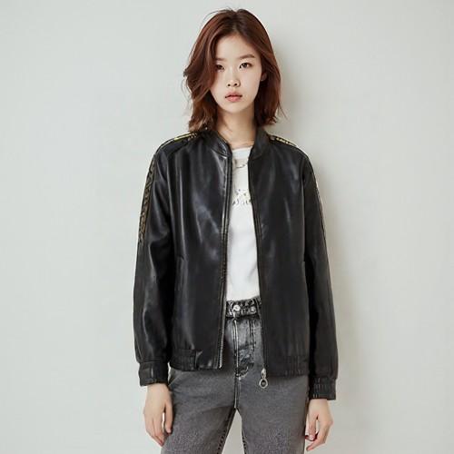 보브 가죽재킷
