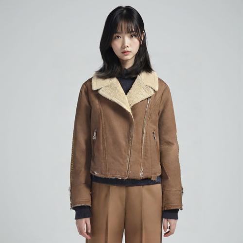 프렌다 무스탕재킷