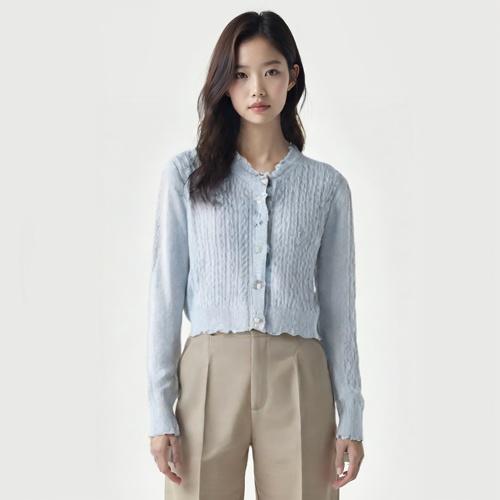 오즈세컨 라운드카디건