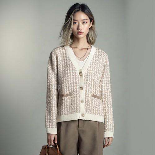 칼 라거펠트 브이넥카디건