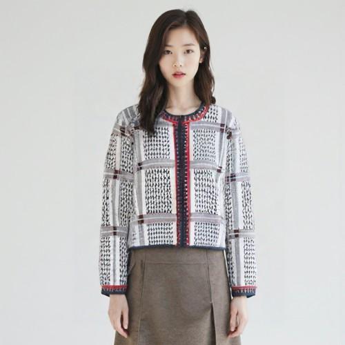 온앤온 라운드카디건