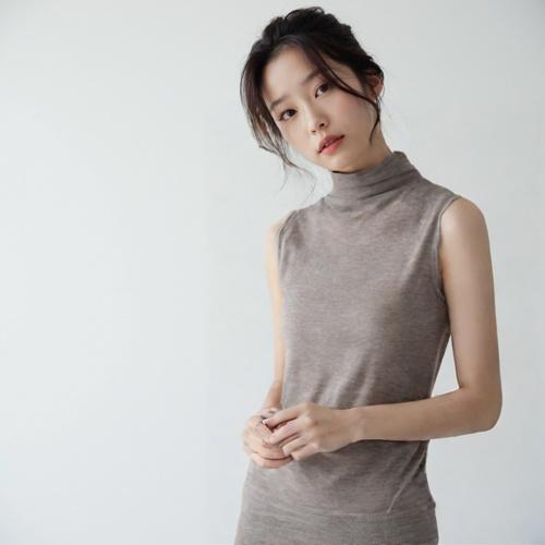 보브 니트조끼