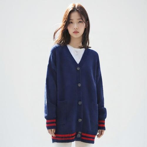 룩캐스트 브이넥카디건