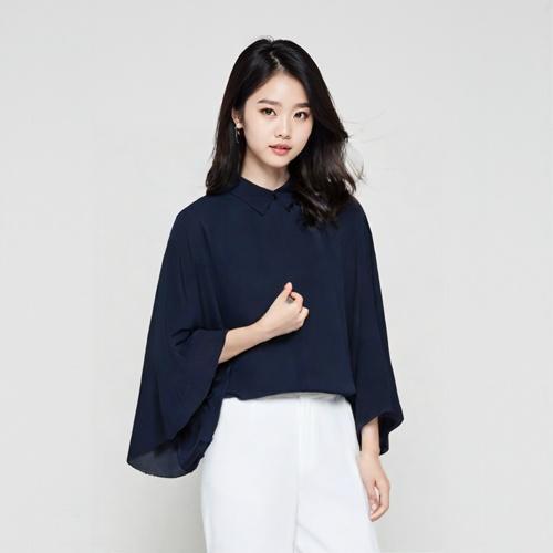 톰보이 블라우스