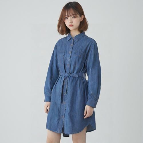 타미힐피거 미디원피스