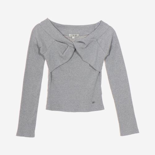 콤스튜디오 캐주얼 골지니트