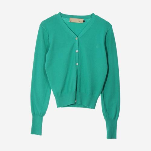 나인 브이넥카디건