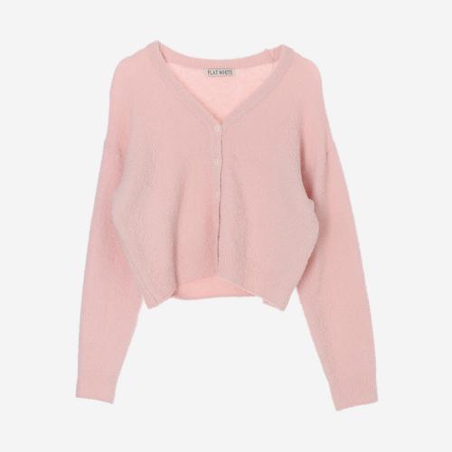 플랫화이트 브이넥카디건