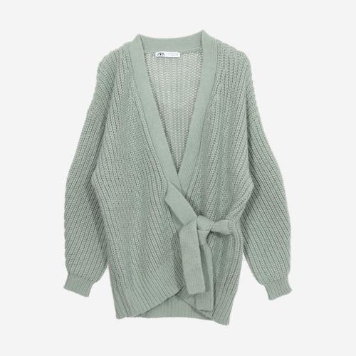 자라 숄카디건