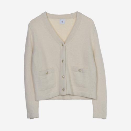 유메르 브이넥카디건