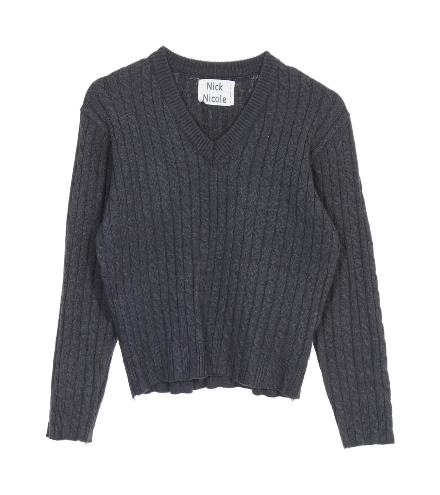 닉앤니콜 브이넥니트 1