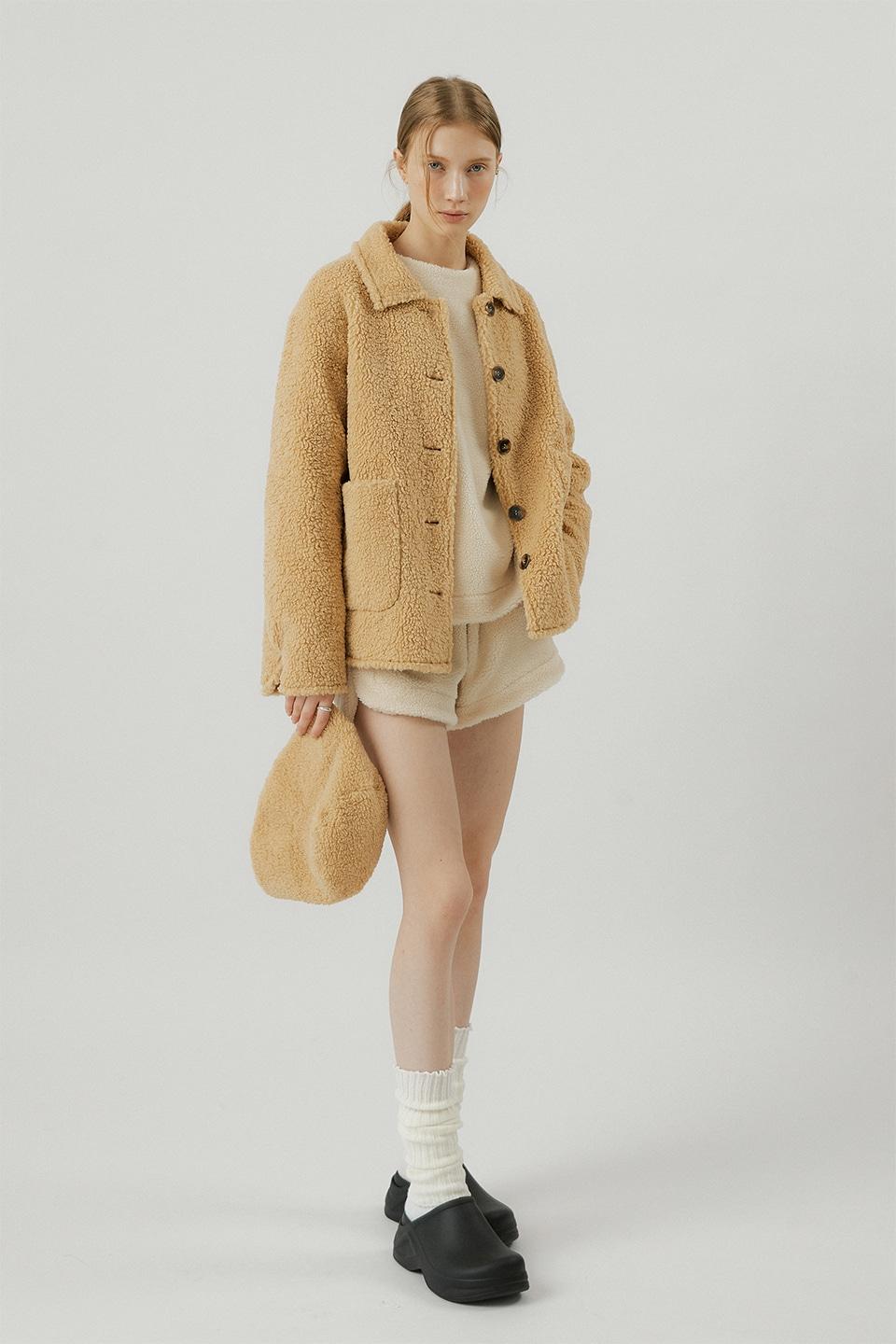 컬리 부클 데일리 셔츠 자켓 15