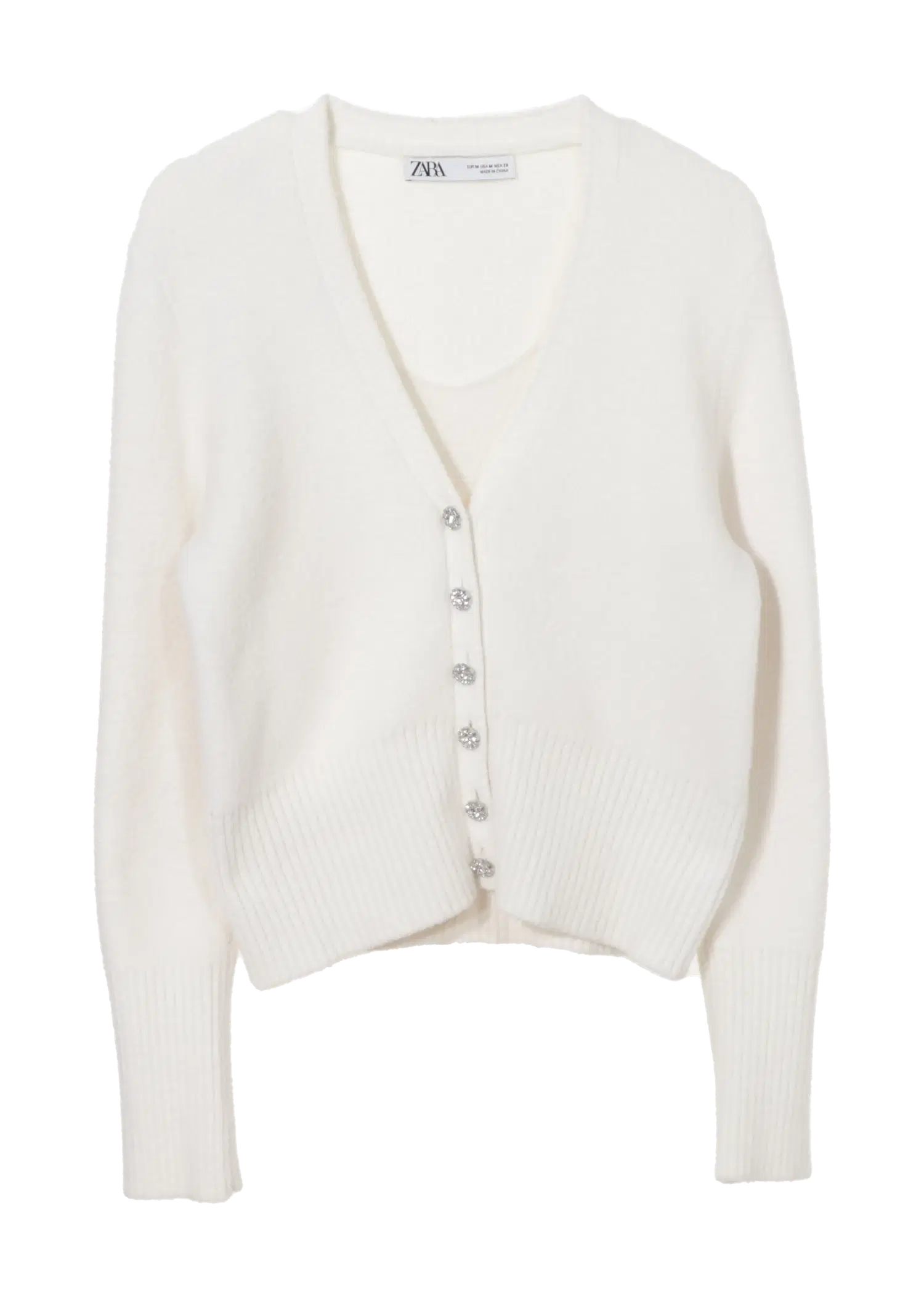 자라 브이넥카디건 1