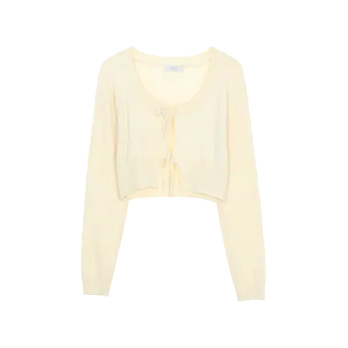 트위 라운드카디건