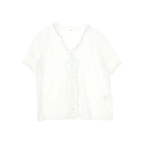 비아플레인 블라우스